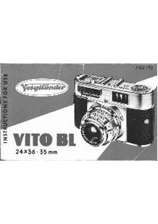 Voigtlander Vito BL manual. Camera Instructions.